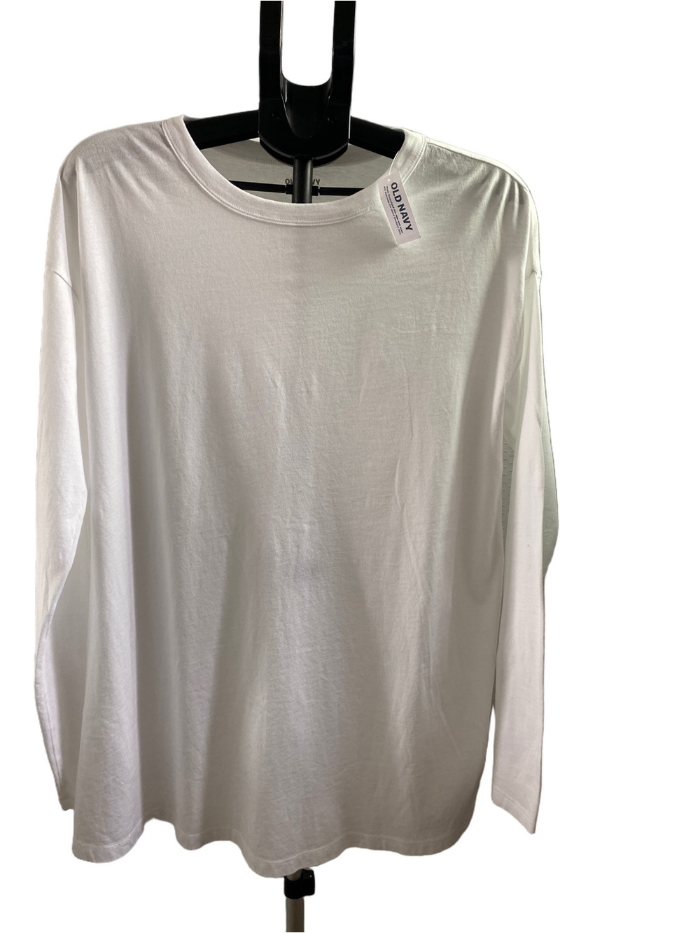 Old Navy Women’s Long Sleeve Crew Neck Shirt - White Size M